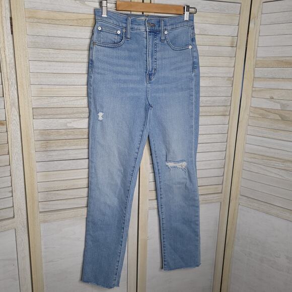 Madewell The Perfect Vintage Jeans Size 24 Regular 26 Waist 2 4 Womens - Picture 1 of 7